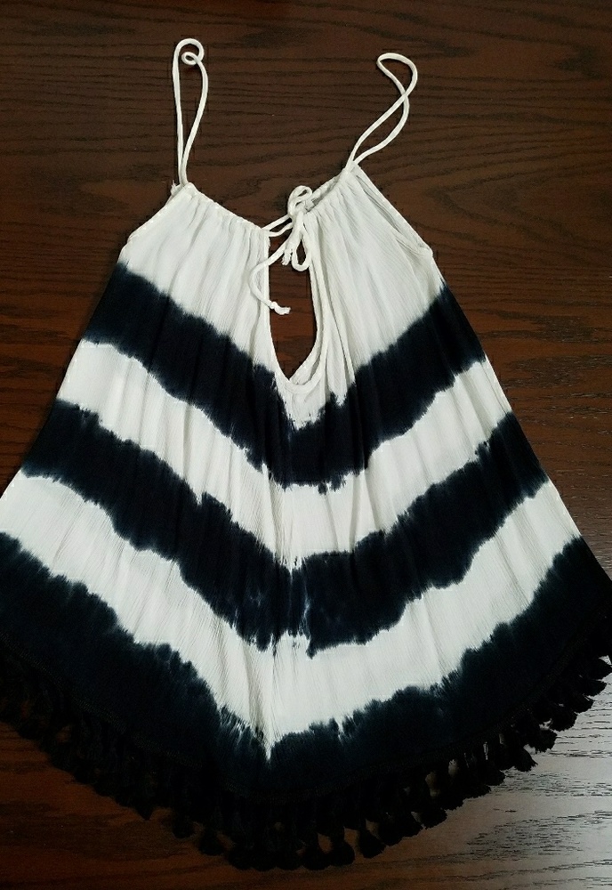 Boho tye dye top